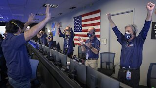 New Mars Rover Starts Search For Life After Terrifying Descent
