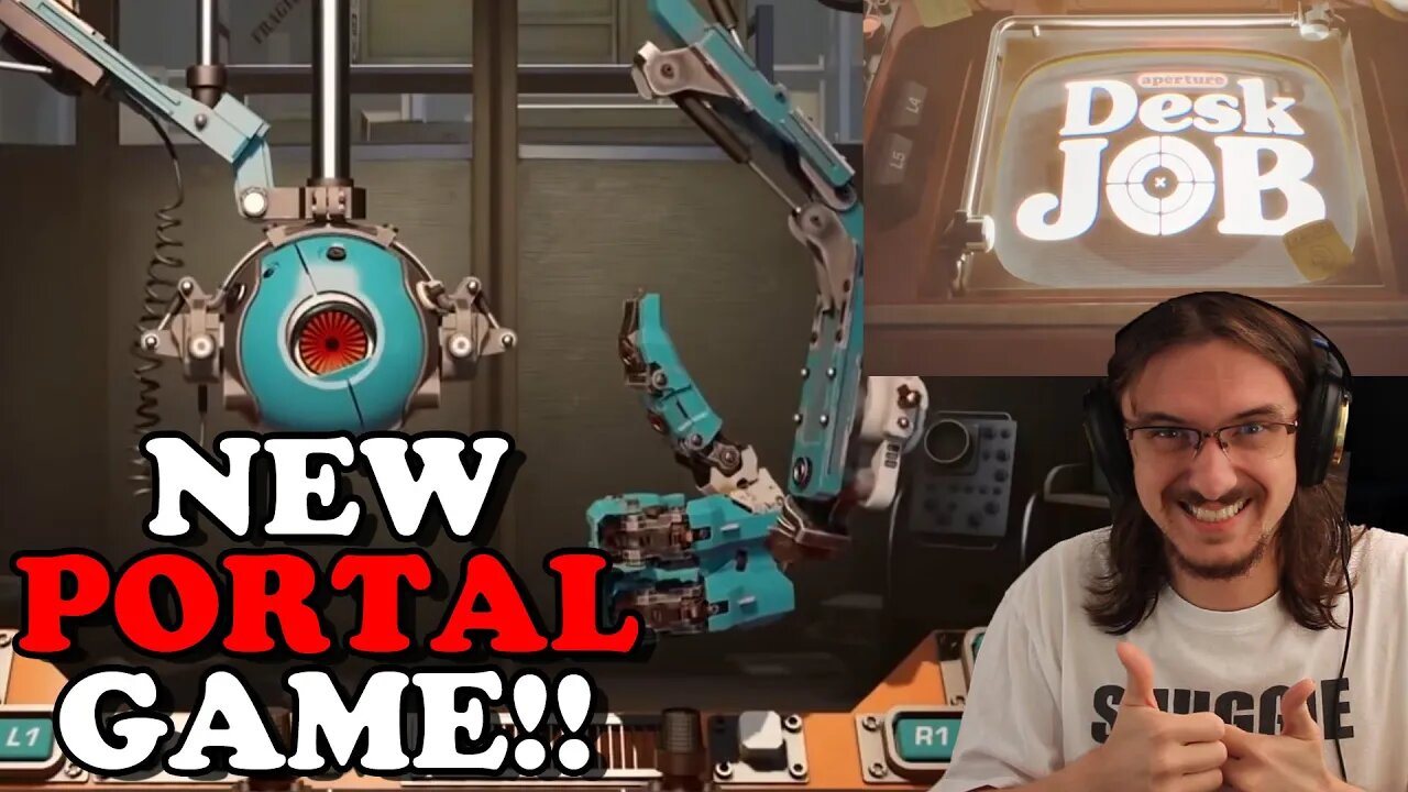 New PORTAL Game! - Aperture Desk Job - Valve's New Handheld Steam Deck