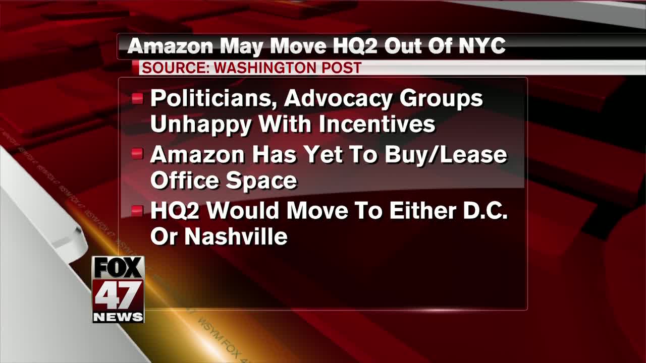 Amazon may be reconsidering decision to build second headquarters in New York