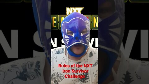 Rules of the 1st Ever NXT Iron Survivor Challenge #shorts