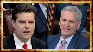 Matt Gaetz ROASTS Defeated Kevin McCarthy in Defiant House Floor Speech