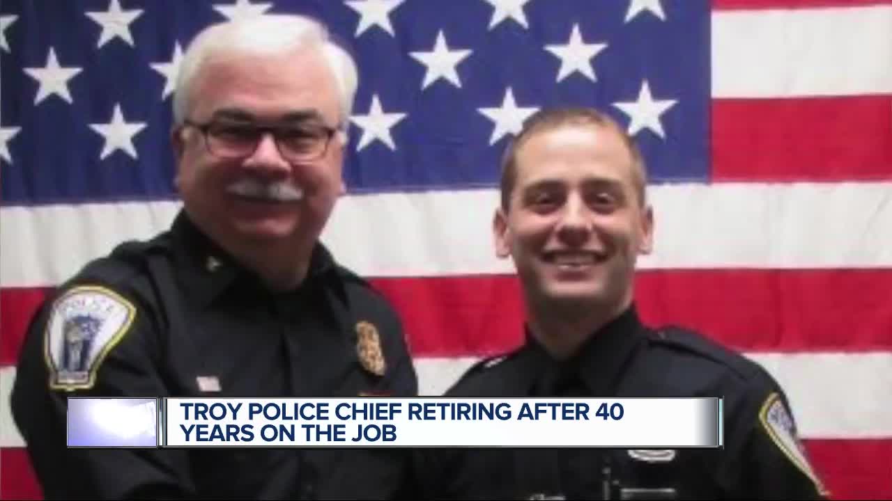 Troy Police Chief Gary Mayer retiring after 40 years with the department