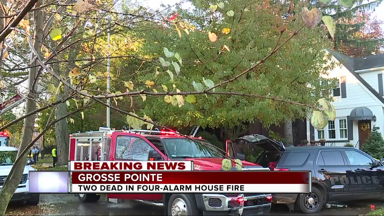 2 die in house fire in Grosse Pointe