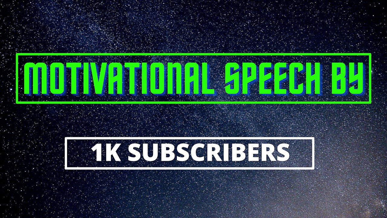 ACHIEVING YOUR GOALS - Powerful Motivational Speech [ BY - 1k subscribers ]