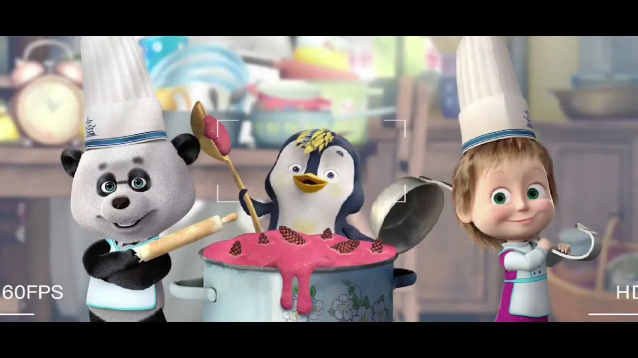 Cooking Delicious Food with Masha and the Bear and Friends