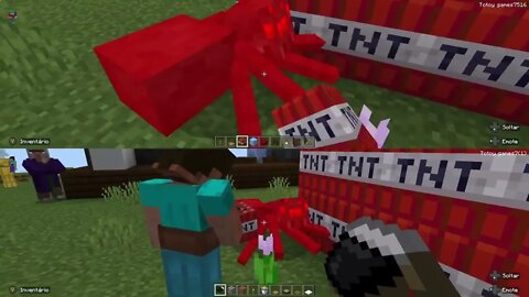 MINECRAFT - DISPUTA DE ARMADILHAS - TOTOY GAMES X @NEWxXx Games - TWITCH #minecraft