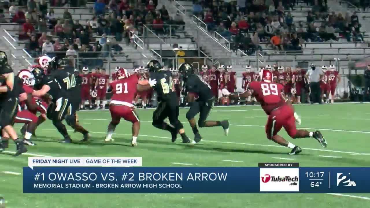 Week 2 Game of the Week Owasso beats Broken Arrow