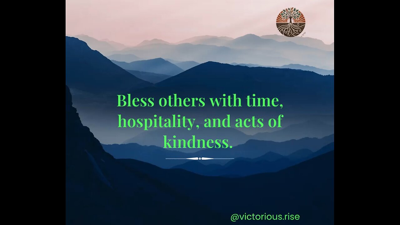 Be the Blessing Someone Needs Today