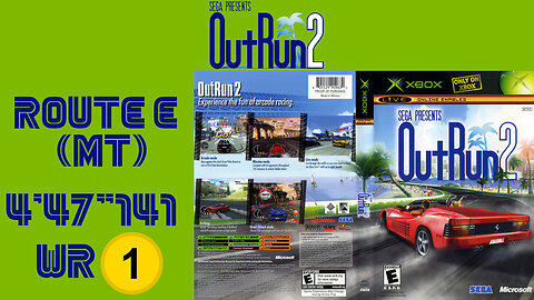 OutRun 2 [Xbox] Goal E - MT [4'47"141] WR🥇