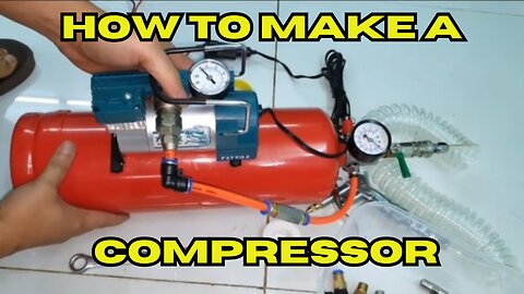 COMO FAZER UM COMPRESSOR USANDO UM ESTINTOR