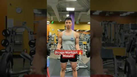 Biceps Mistake X #shorts #workout #bicepsworkout