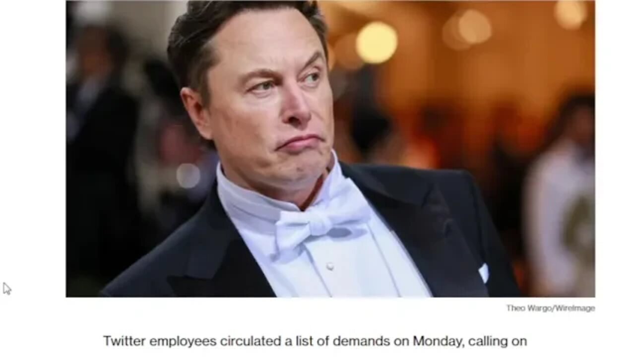 Childish Twitter employees make outrageous demands of Musk