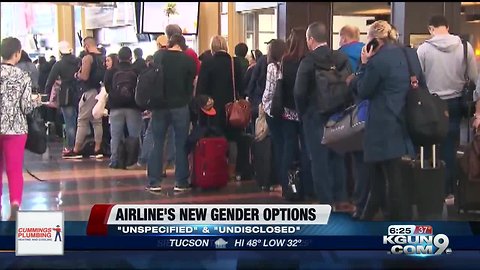 Airlines to offer more gender options for passengers in the near future