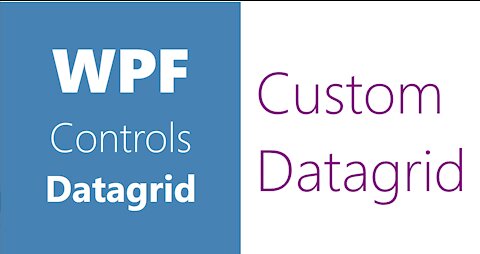 WPF Controls | 27-Datagrid Custom Datagrid | Part 6 Styling