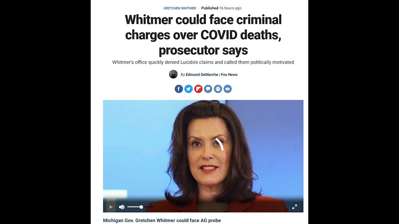 Governor Whitmer Could Be Charged, Border Crisis Continues, Kamala Takeover