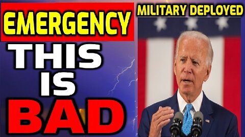 EMERGENCY - BIDEN DEPLOYS US MILITARY TO TEXAS - GET READY!!