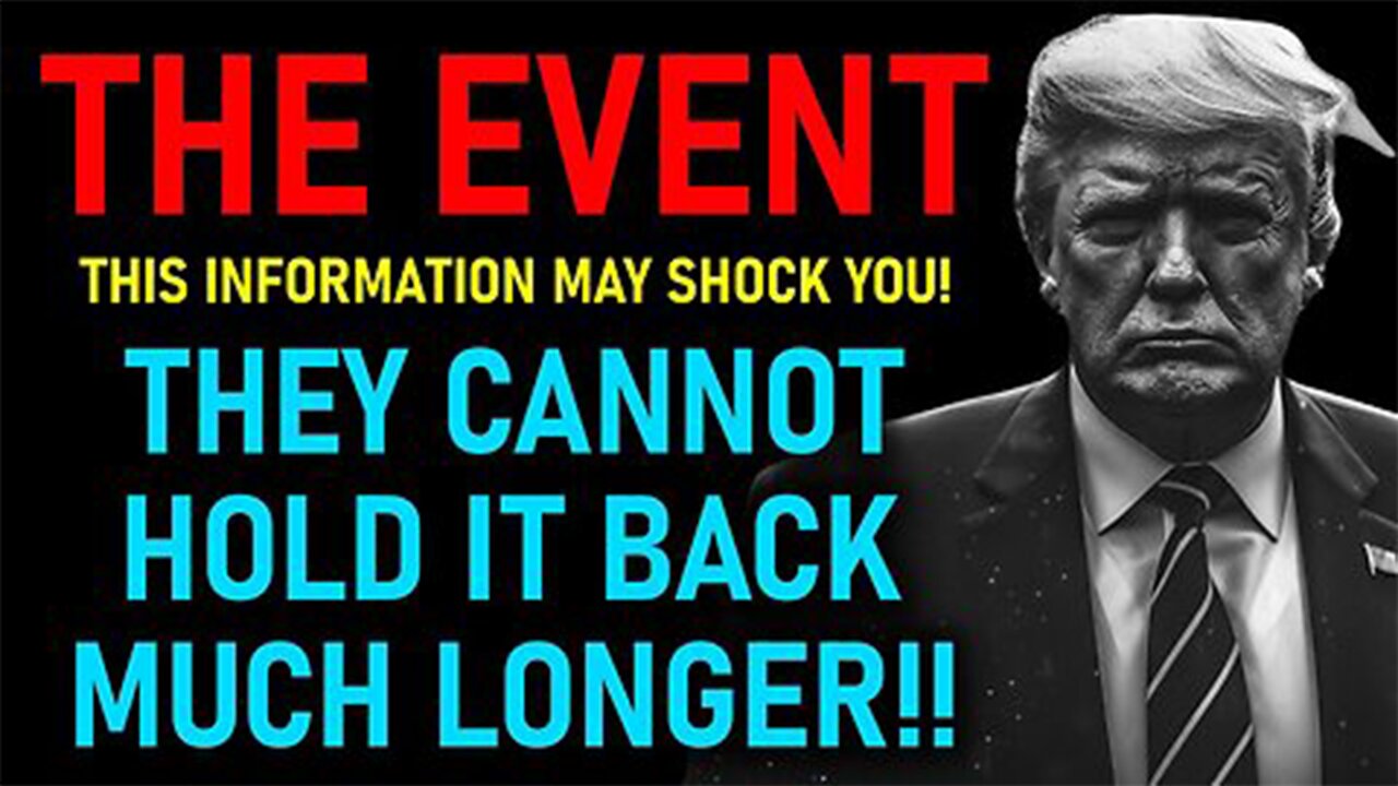 THE EVENT IS ALREADY IN PROCESS - DARK FORCES CANNOT HOLD IT BACK MUCH LONGER