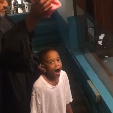 This Kid Is REALLY Excited About Getting Baptized