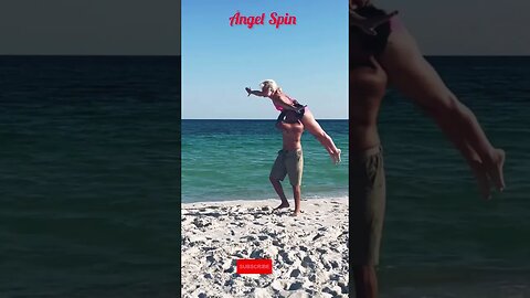 Beach Acro #shorts #beach #beachactivities #countrydance #swingdance #acrodance