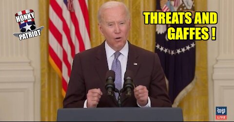 JOE BIDEN ISSUES THREAT DURING COVID VACCINE REMARKS, CALLS ASTRAZENECA ASTROVENICA !
