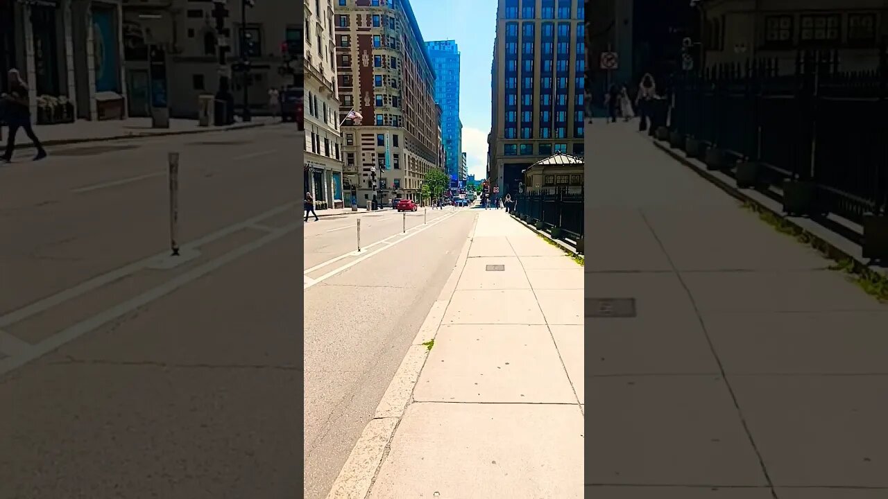 A busy summer day in Boston Massachusetts. A Jamin Session.