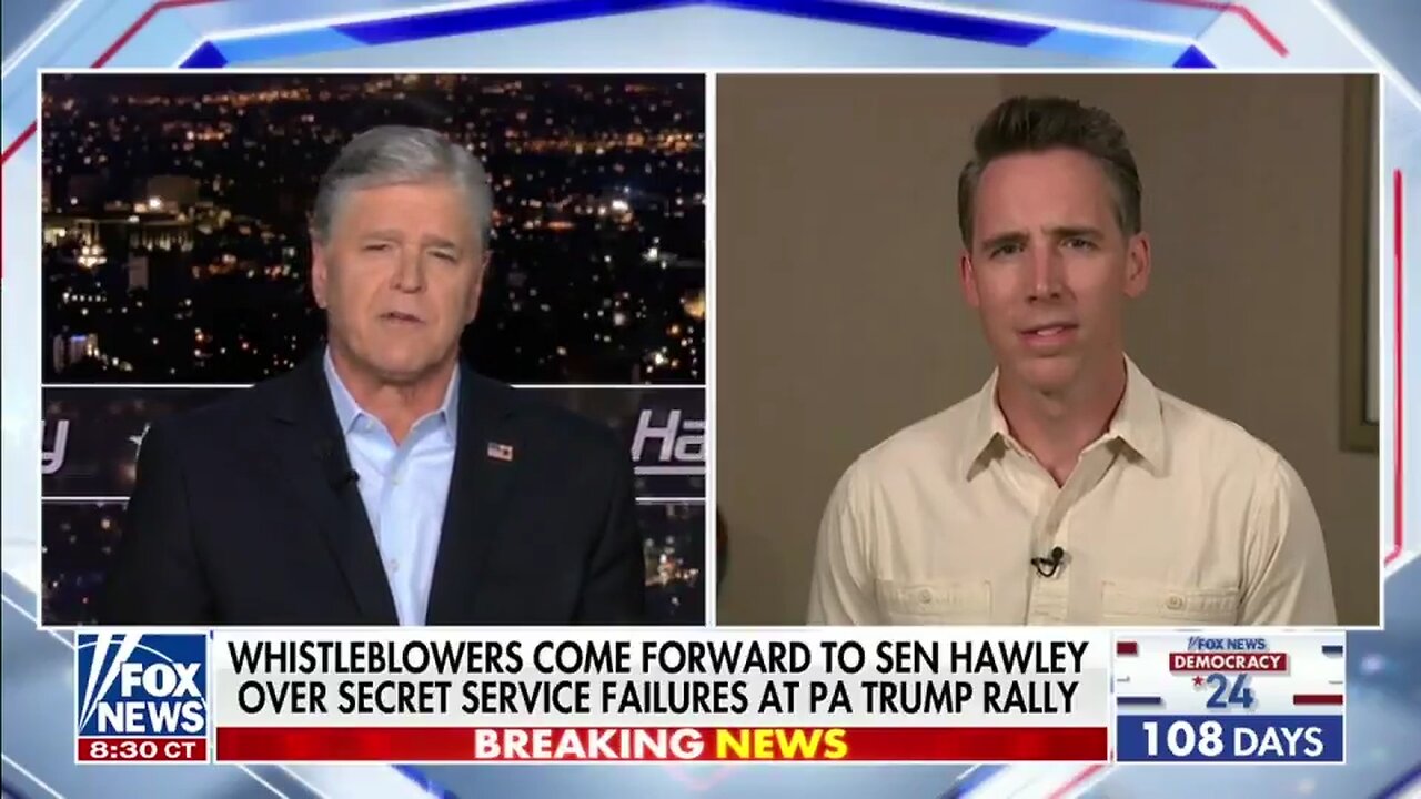 Josh Hawley went to the shooting site today and was told to leave by the FBI.