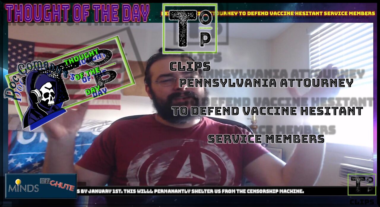 Pennsylvania Attourney To Defend Vaccine Hesitant Service Members (Explicit)