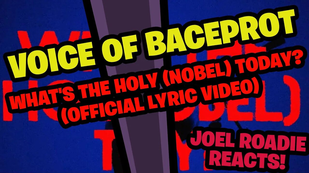 VOB - What's The Holy (Nobel) Today? (Official Lyric Video) - Roadie Reacts