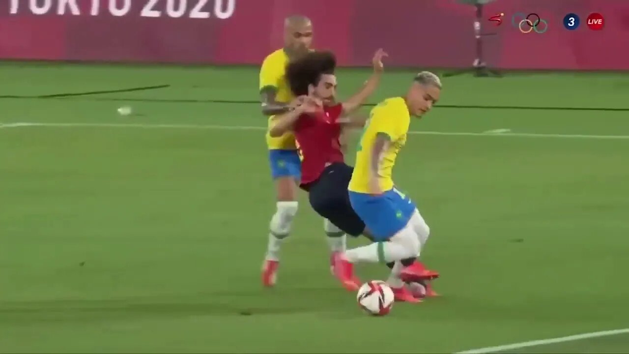 BRASIL 2 X 1 ESPANHA Меlhоrеs Моmеntоs do jogo OLIMPIADAS FINAL 07 08 2021 COMENTÁRIOS EM INGLÊS