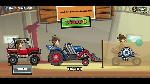 Hill Climb Racing 2 #12 - Compramos o Trator