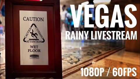 Vegas LIVESTREAM - Las Vegas Strip on a Drizzly July Night… 😮😯 1080p 60fps Stream