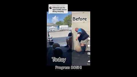 Fat Man Strongman Training