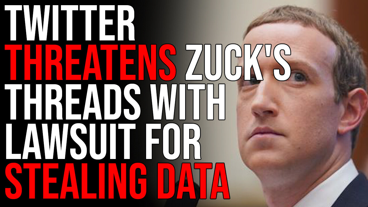 Twitter THREATENS Zuck's Threads With Lawsuit For STEALING Data & Secrets