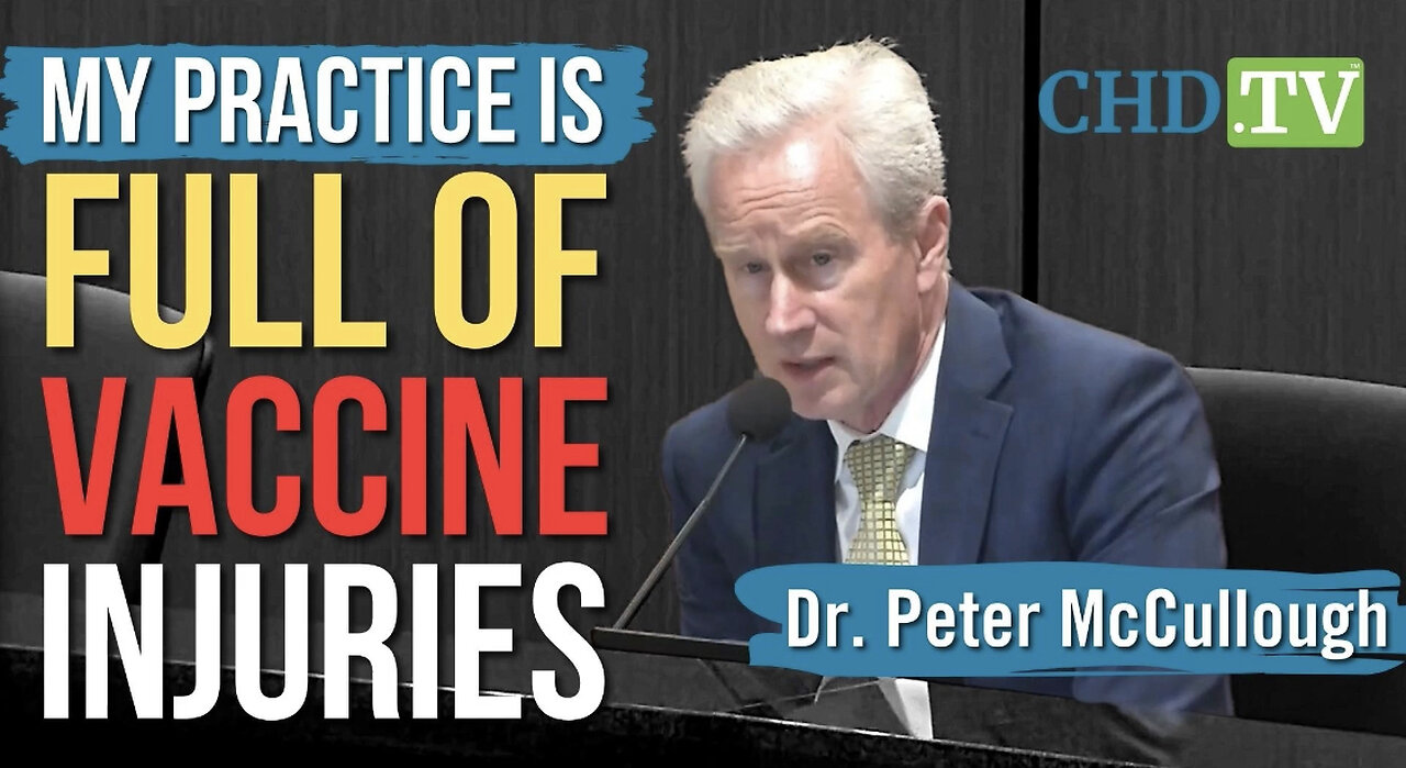 “My Clinical Practice Is Completely Full of Patients Who Have Suffered Grave Vaccine Injuries”