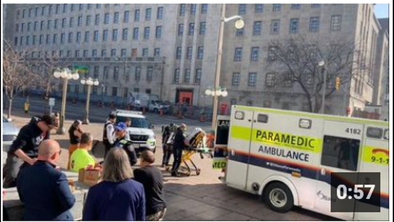 A person suddenly dropped dead at the library & archives Canada