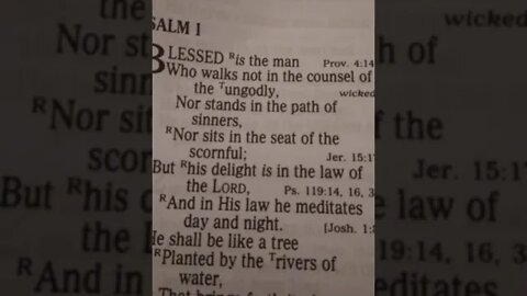 PSALM 1:1-2 NKJV (Poet's Day 2021)