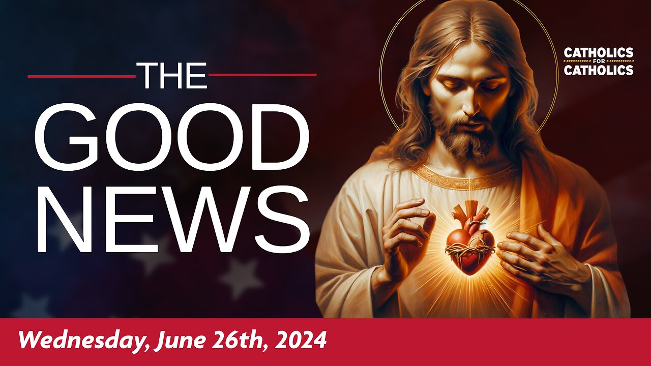 The Good News - June 26th, 2024: Trump the Great Debater, Virtual Catholic Charter Schools + More
