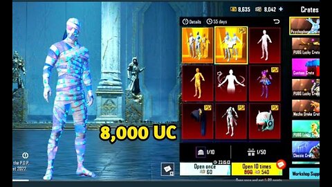 NEW PSYCHOPHAGE SET CRATE OPENING | NEW ULTIMATE MUMMY SET CRATE OPENING | NEW MUMMY SET PUBG MOBILE