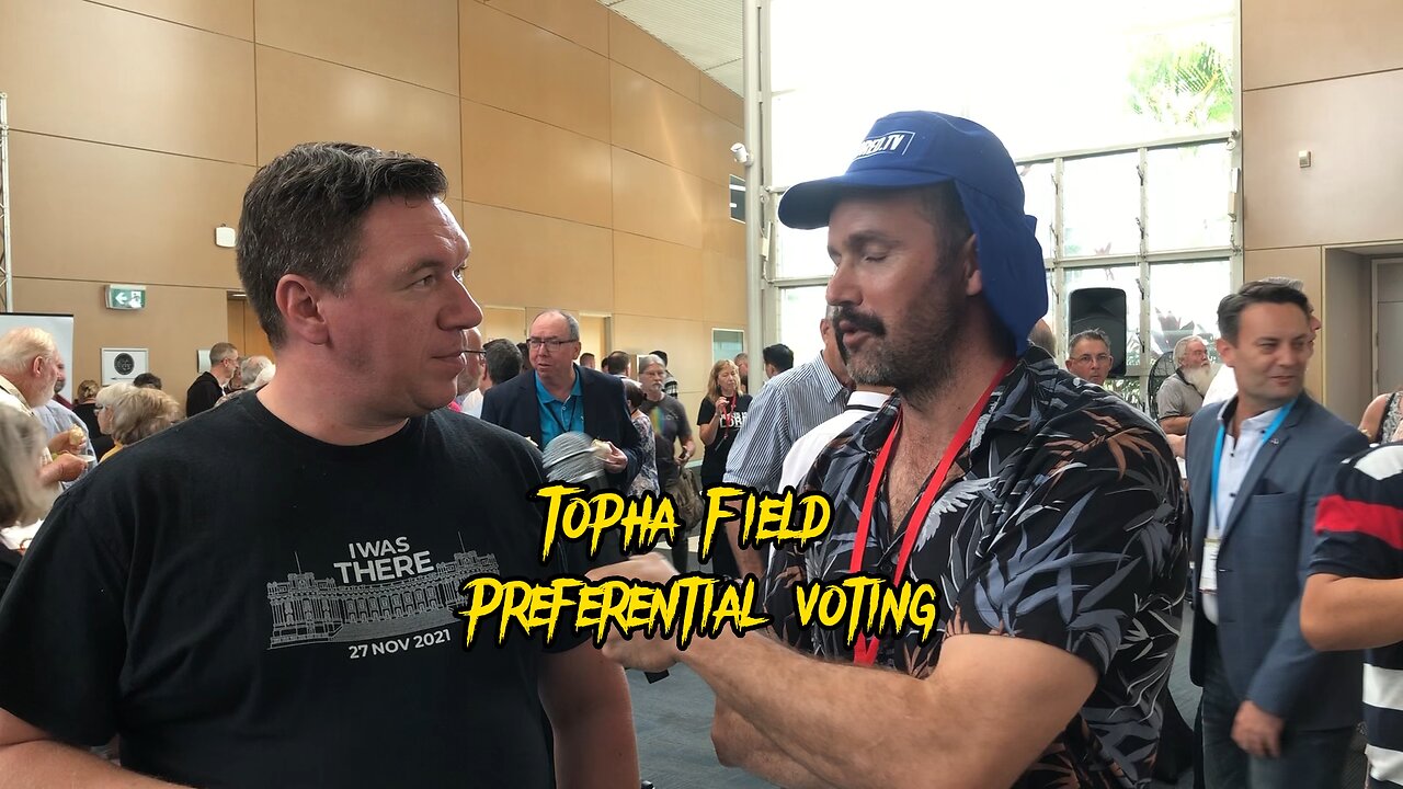 Topha Field talks to Dusty about Preferential voting