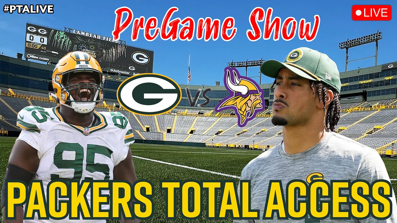 PREGAME SHOW LIVE | Green Bay Packers vs Minnesota Vikings | Packers Total Access