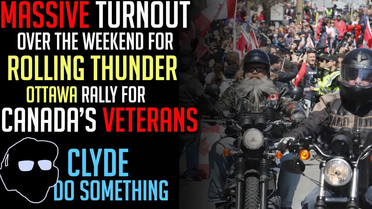 Rolling Thunder Ottawa - Media Lies vs Reality - Absurd Police Presence