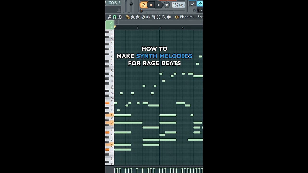 HOW TO MAKE SYNTH MELODIES FOR RAGE BEATS