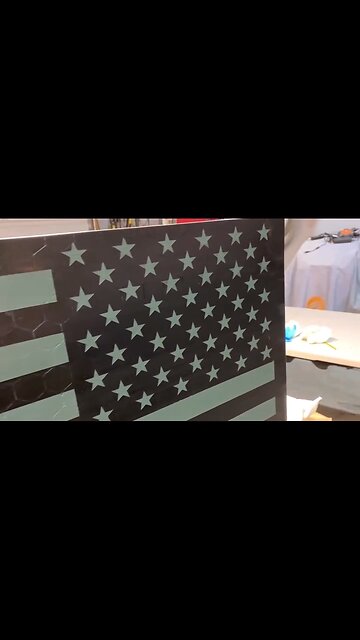 Wooden reverse IR flag patch