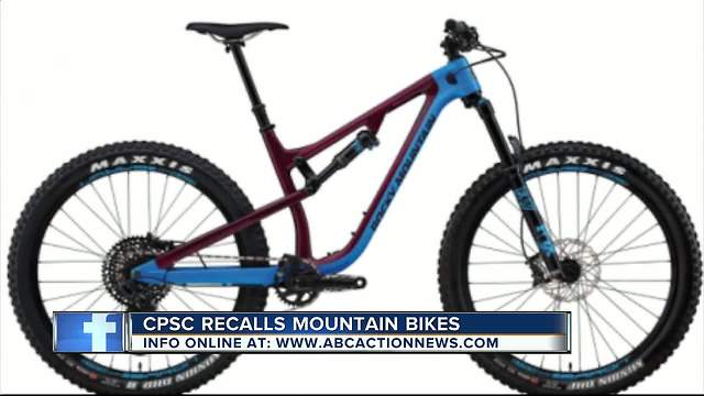 Rocky Mountain Bicycles recall mountain bikes due to crash hazard