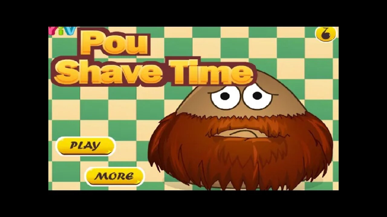 Pou Time to shave