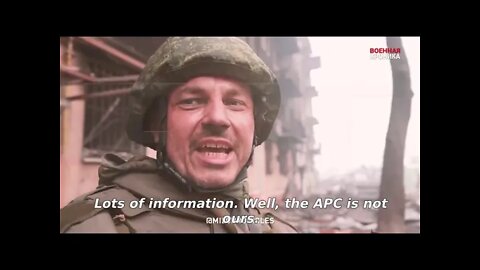 Russian APC Takes Mult-Hits From Azov RPG's During Battle In Azovstal, Mariupol!