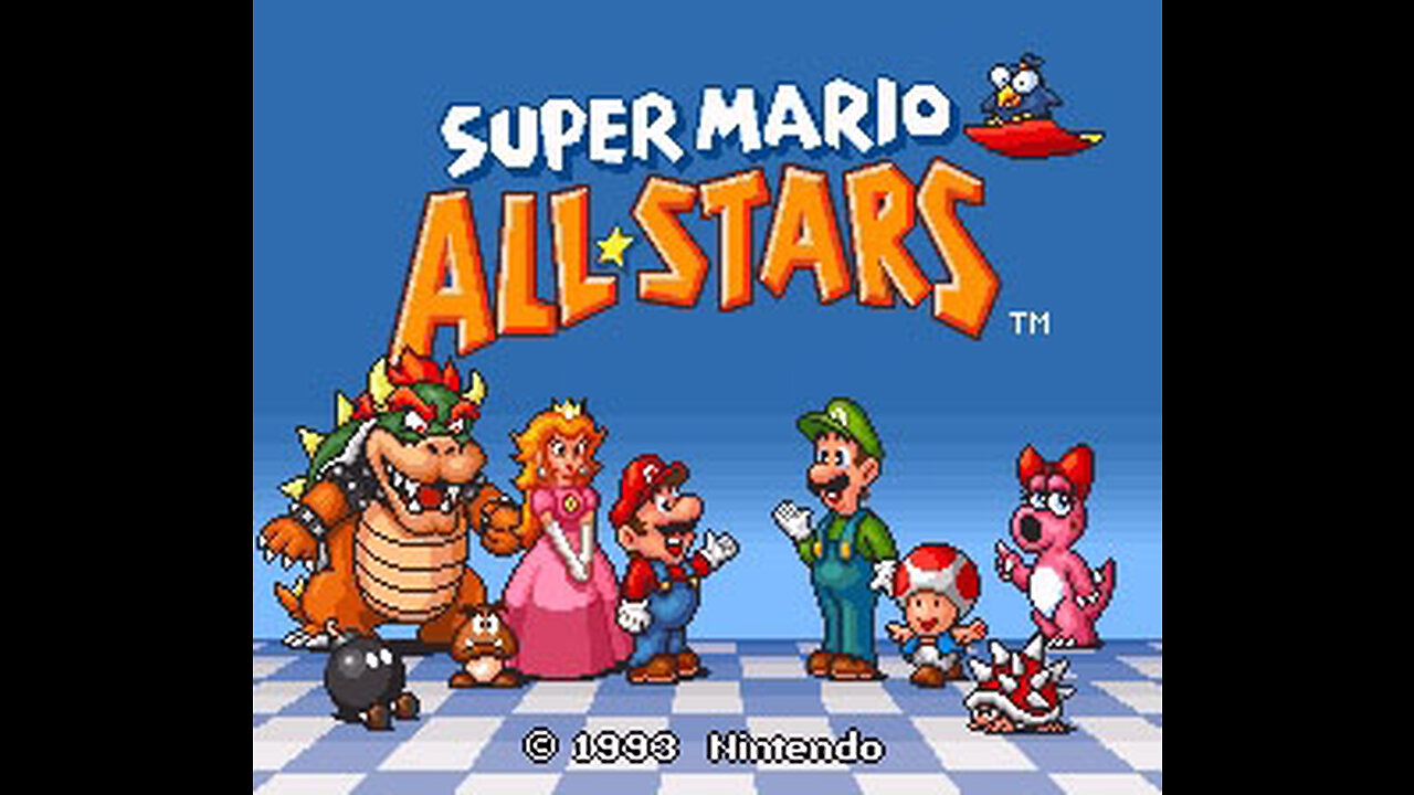 FIRST TIME PLAYING super nintendo in 20 years! (Super Mario All-Stars) - Quality Gameplay -