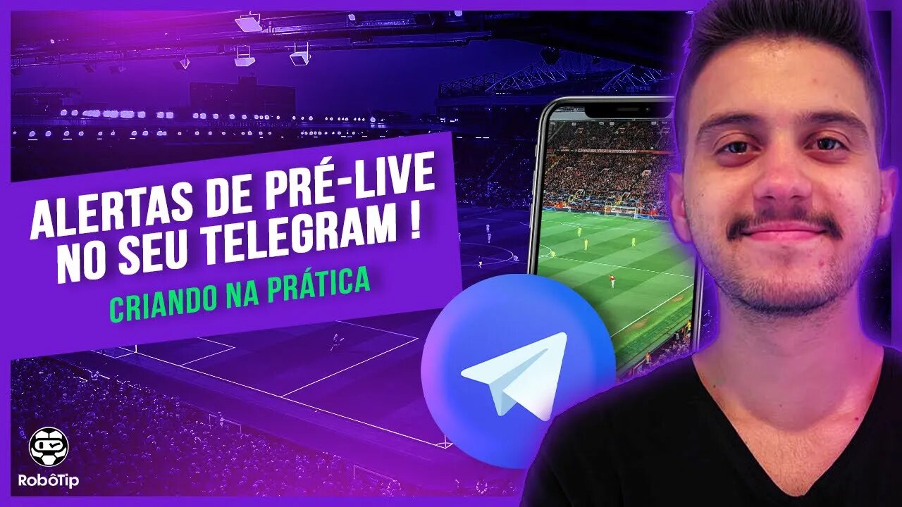 ROBÔ DE APOSTAS | ESTRATÉGIAS DE PRÉ-LIVE AUTOMATIZADAS NO SEU TELEGRAM (criando na prática)