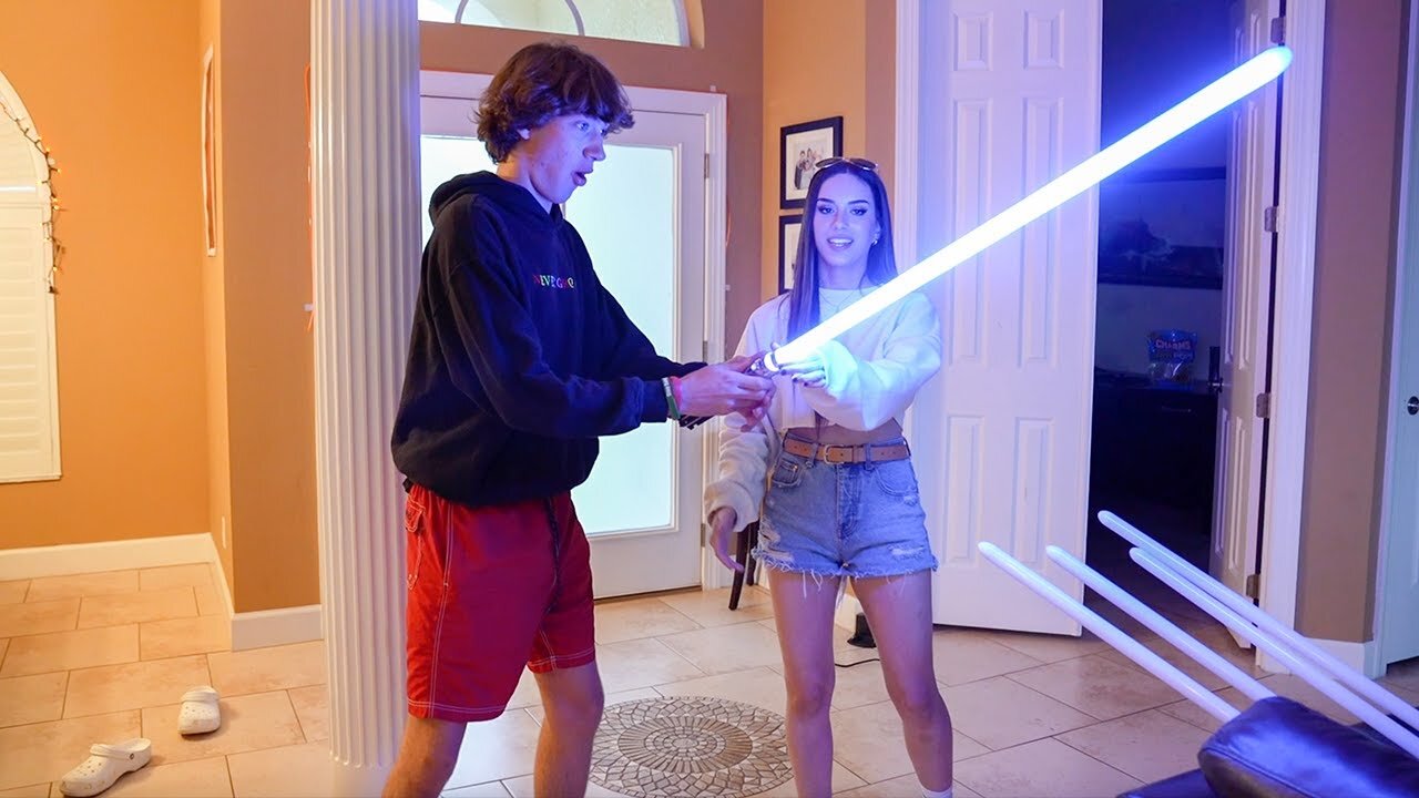 She Gave Me Her Lightsaber!