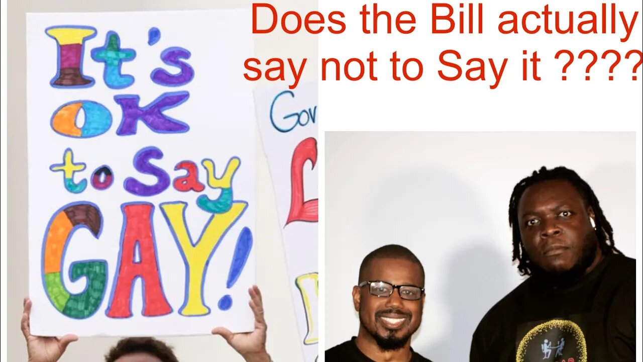 Don't Say Gay Bill! What is it really about?